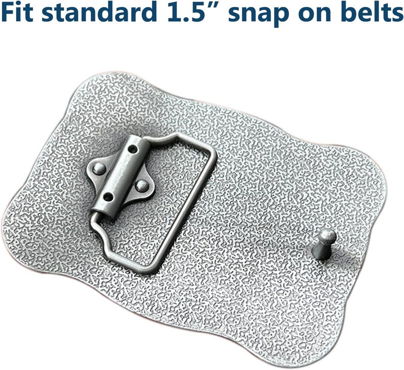Seternaly Western Cowboy/Cowgirl Belt Buckles Punk Rodeo Horseman Belt Buckle for Men Women Boy Girl Youth - Image 3